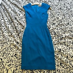 Azure blue Reiss Sheath Dress, size 0.